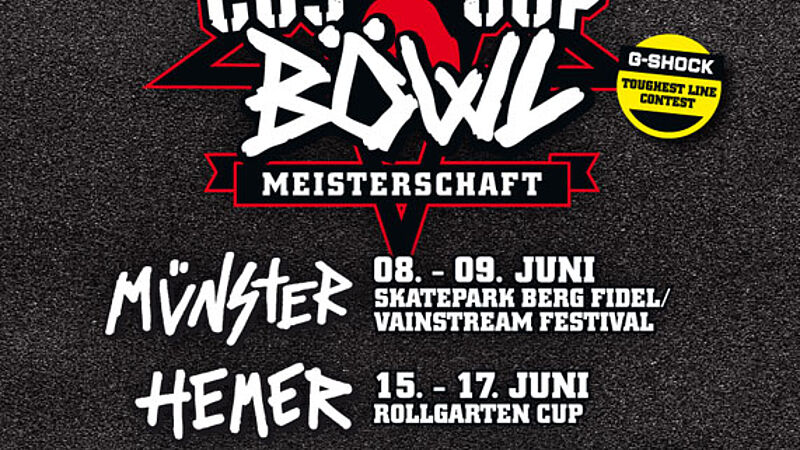 COS Cup Bowl Meisterschaft 2012 und neuer Street Tourstop in Münster bestätigt