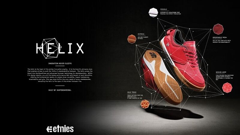 Etnies Helix Etnies präsentiert den HELIX