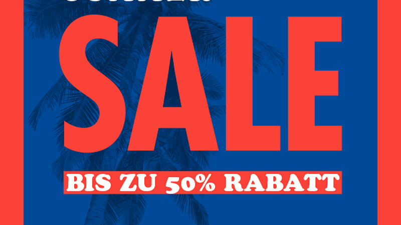 Summer Sale mit bis zu 50% Rabatt