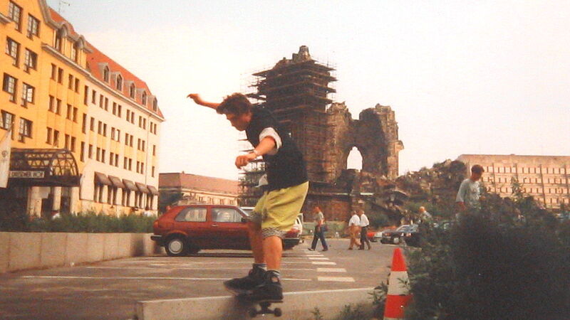 Skateboarding in Dresden