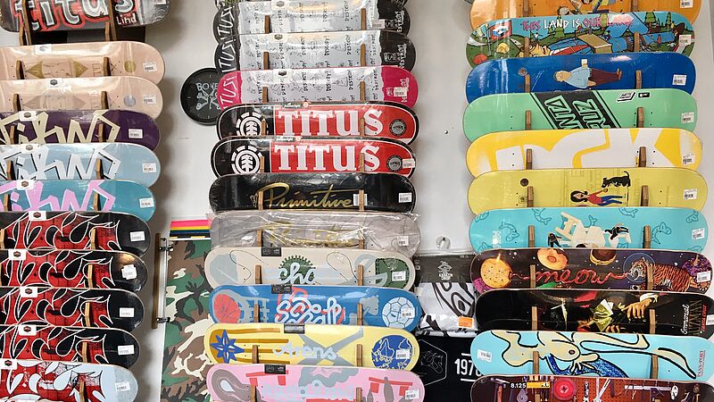 Skateboard Hardware im Titus Dresden