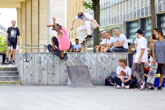 Daniel Beck / Fs Wallride & Matthias Ellinger / Ollie Daniel Beck / Fs Wallride & Matthias Ellinger / Ollie