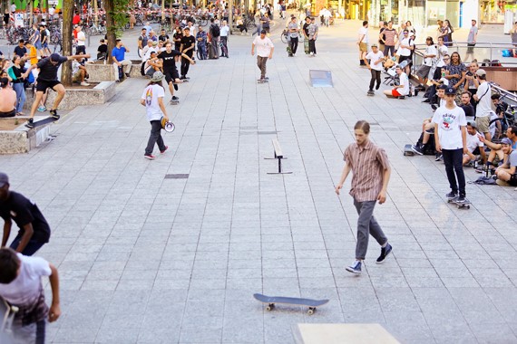 Overview Hauptwache "Go Skateboarding Day 2017" Overview Hauptwache "Go Skateboarding Day 2017"