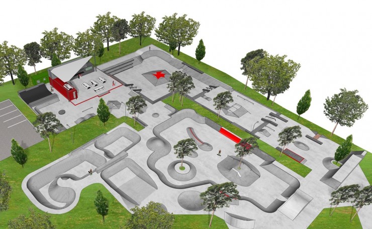Skatepark Eller Overview Skatepark Eller Overview