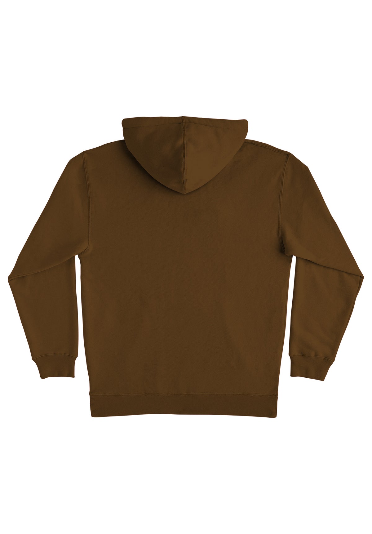 Independent Bar Logo heavyweight Hoodie brown – Rückenansicht