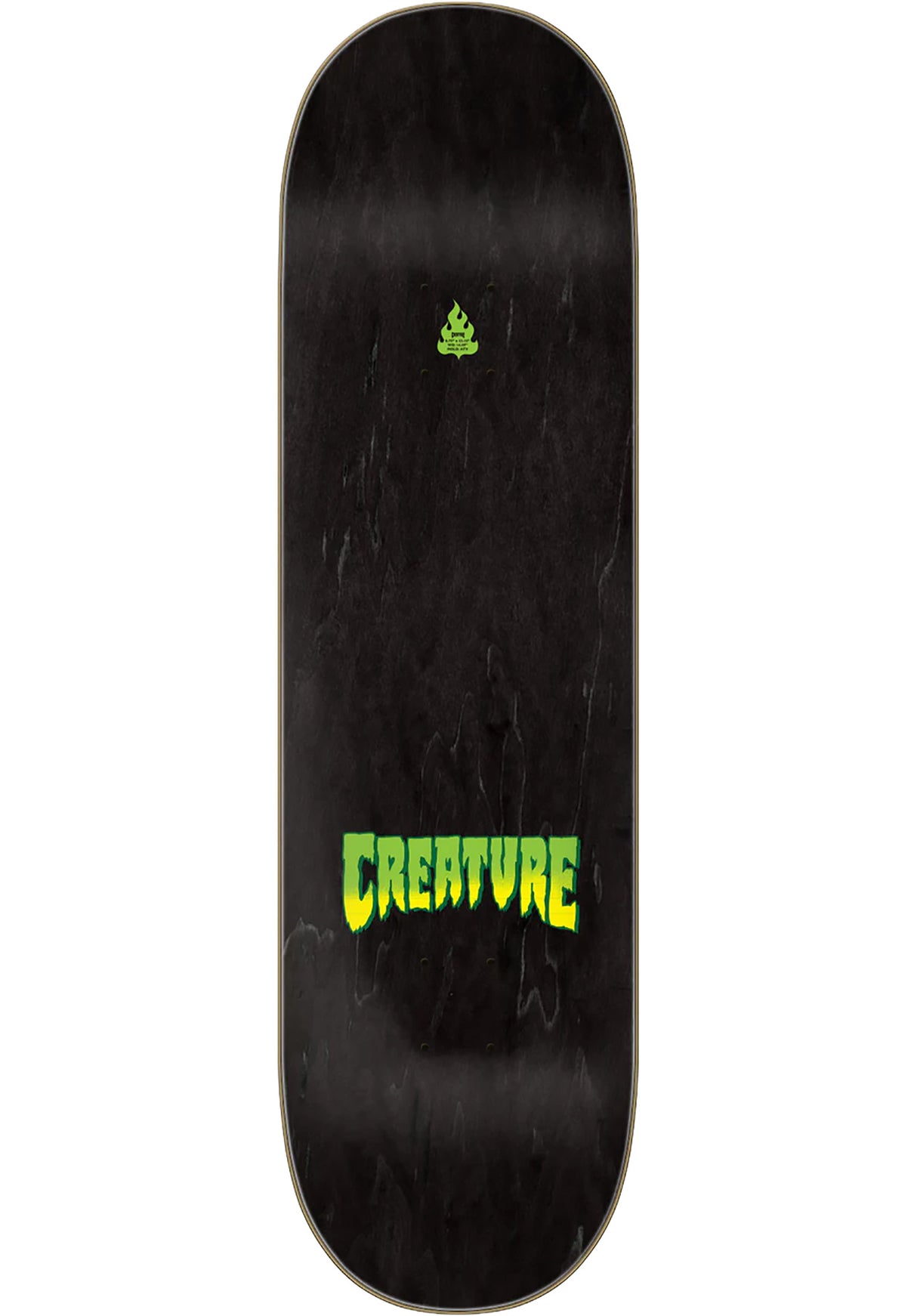 Creature Logo Spray Deck natural – Rückenansicht
