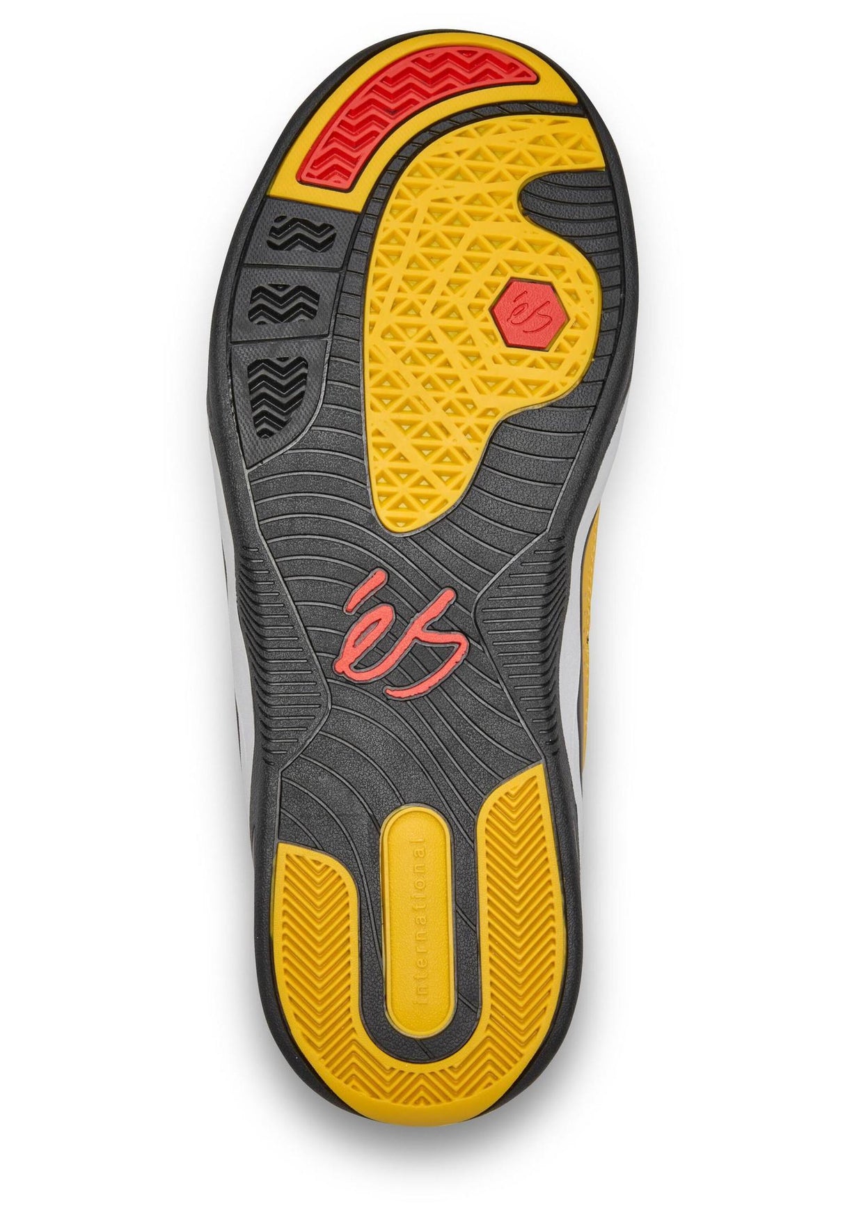 éS Imprint Schuhe Jungs black-yellow – Detailansicht 2