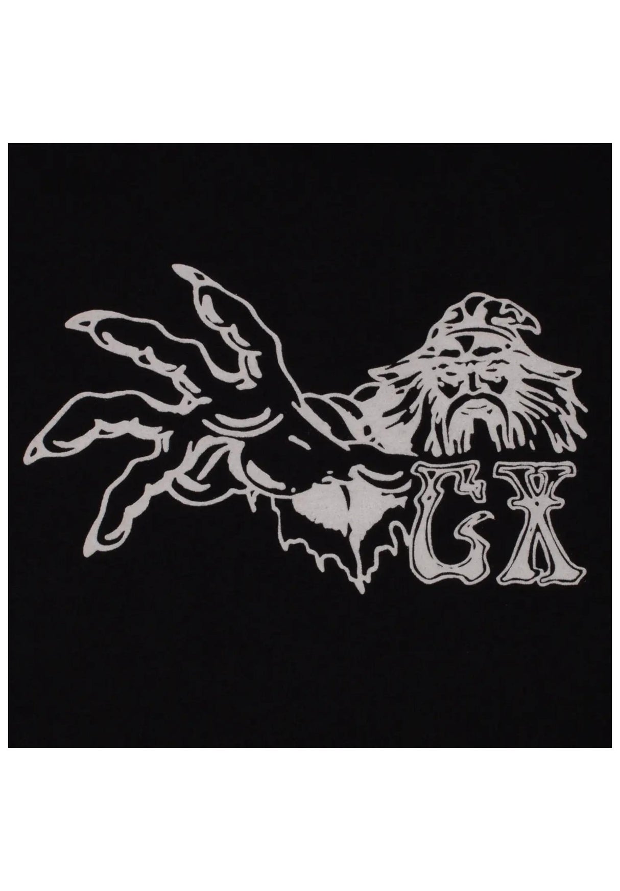 GX1000 Wizard Hoodie black – Rückenansicht