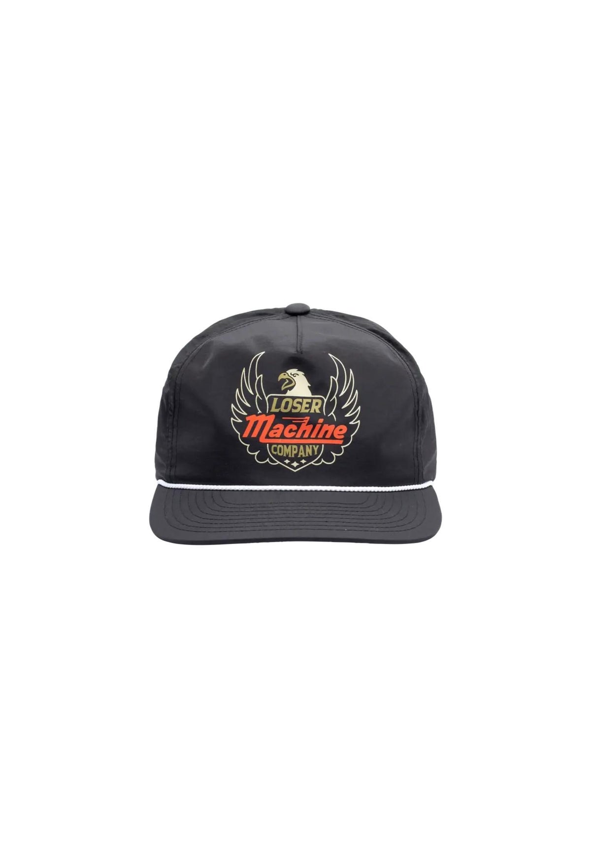 Loser-Machine Winston 5-Panel Unstructured Snapback Cap black – Detailansicht 2