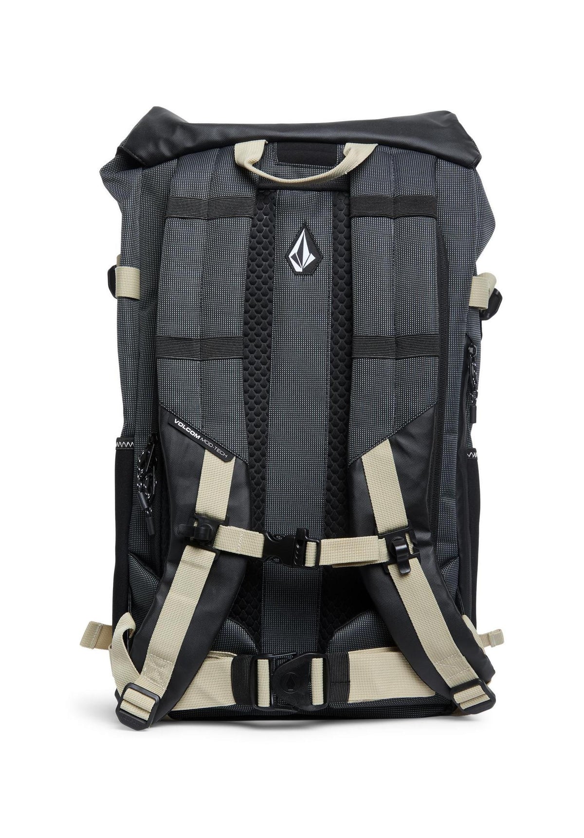 Volcom Peakstone Mountain Rucksack grey – Rückenansicht