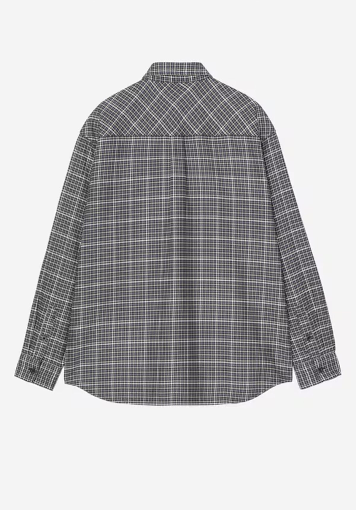 Carhartt WIP Todrick Hemd-Langarm todrickhoundstooth-icesheet – Rückenansicht