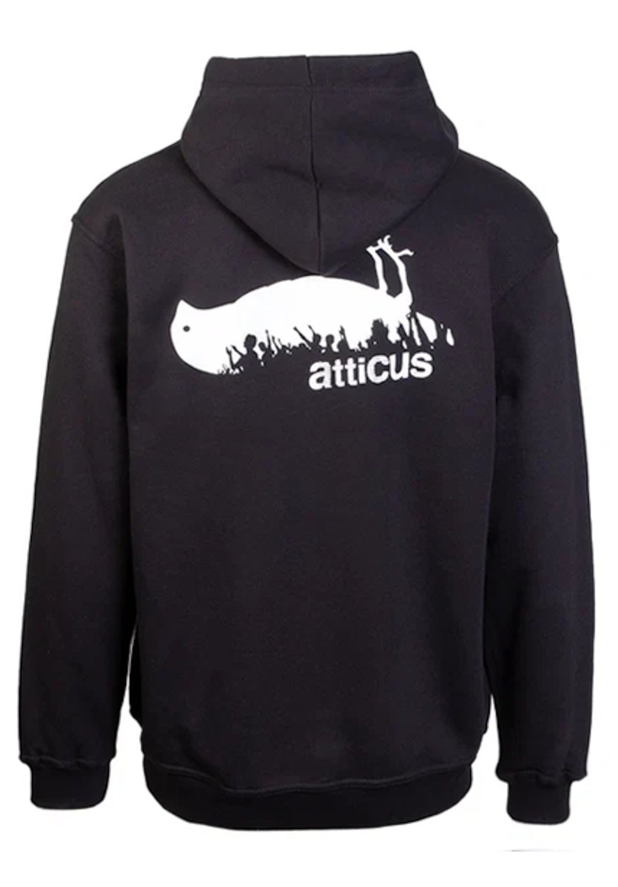 Atticus Event Zip Hoodie black – Rückenansicht