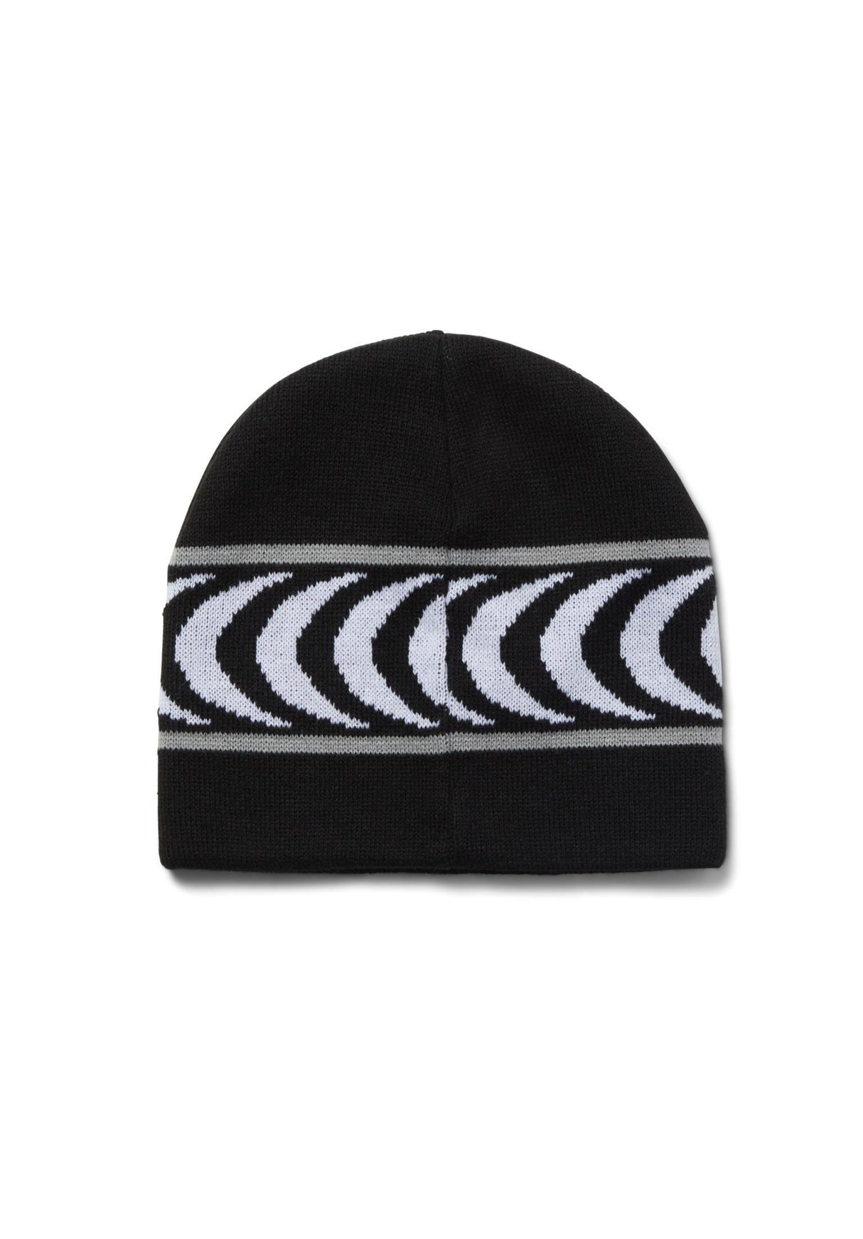 HUF x Spitfire Skull Beanie Mütze black – Rückenansicht
