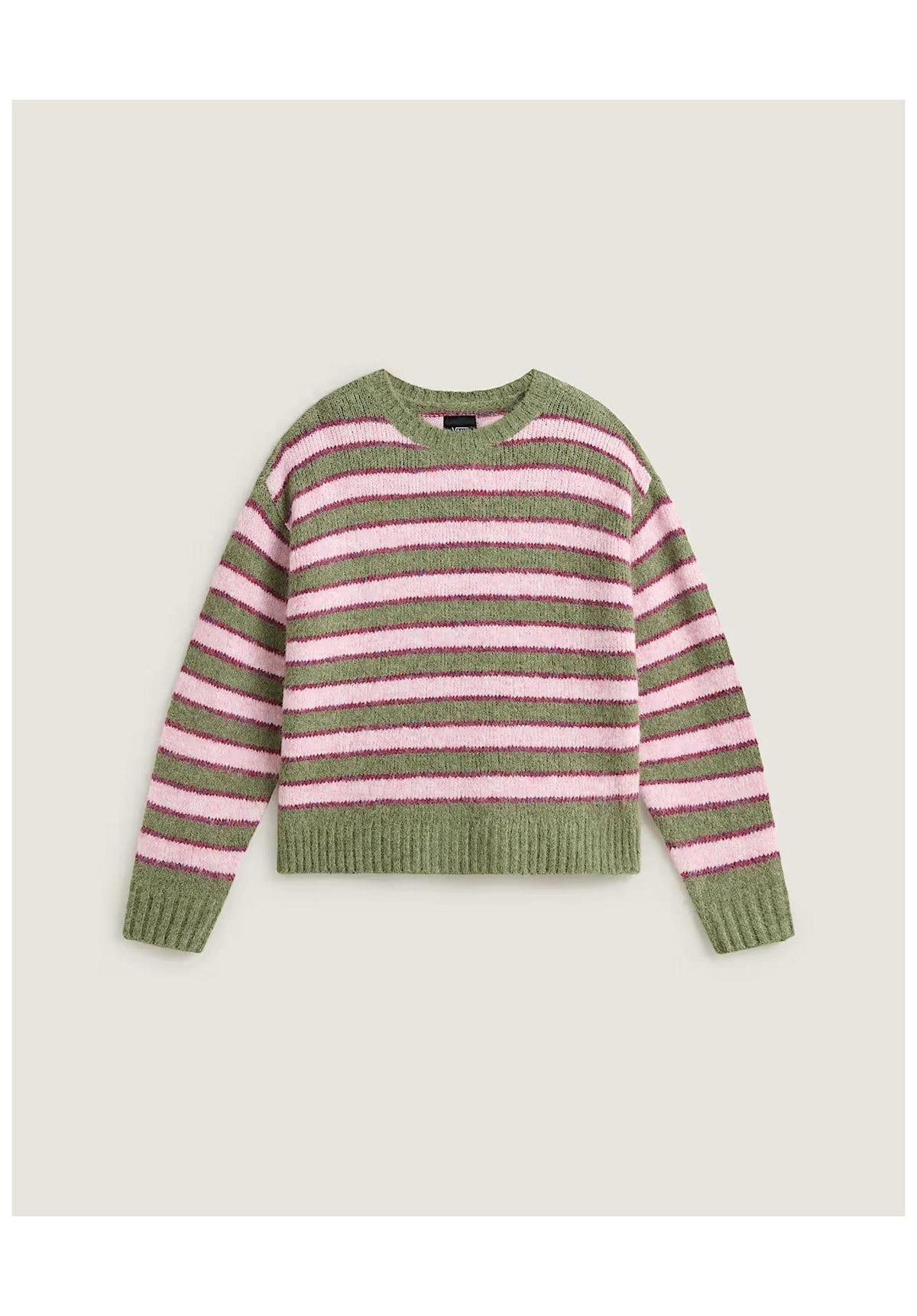 Vans Rollins Stripe Strickpullover greenbalsam-mysticmulberry – Detailansicht 1