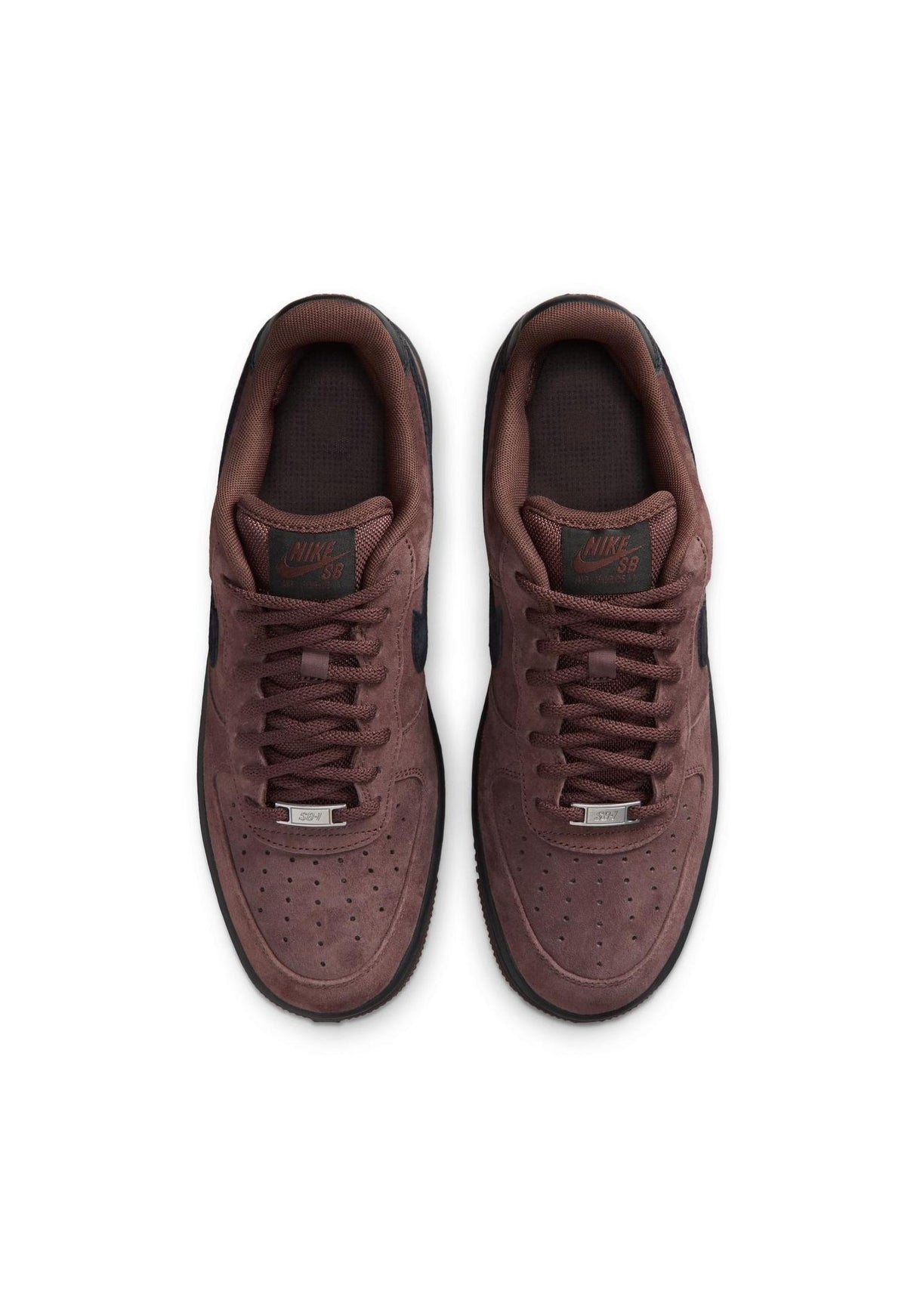 Nike SB Air Force 1 Schuhe Jungs lightchocolate-black-lightchocolate – Detailansicht 1