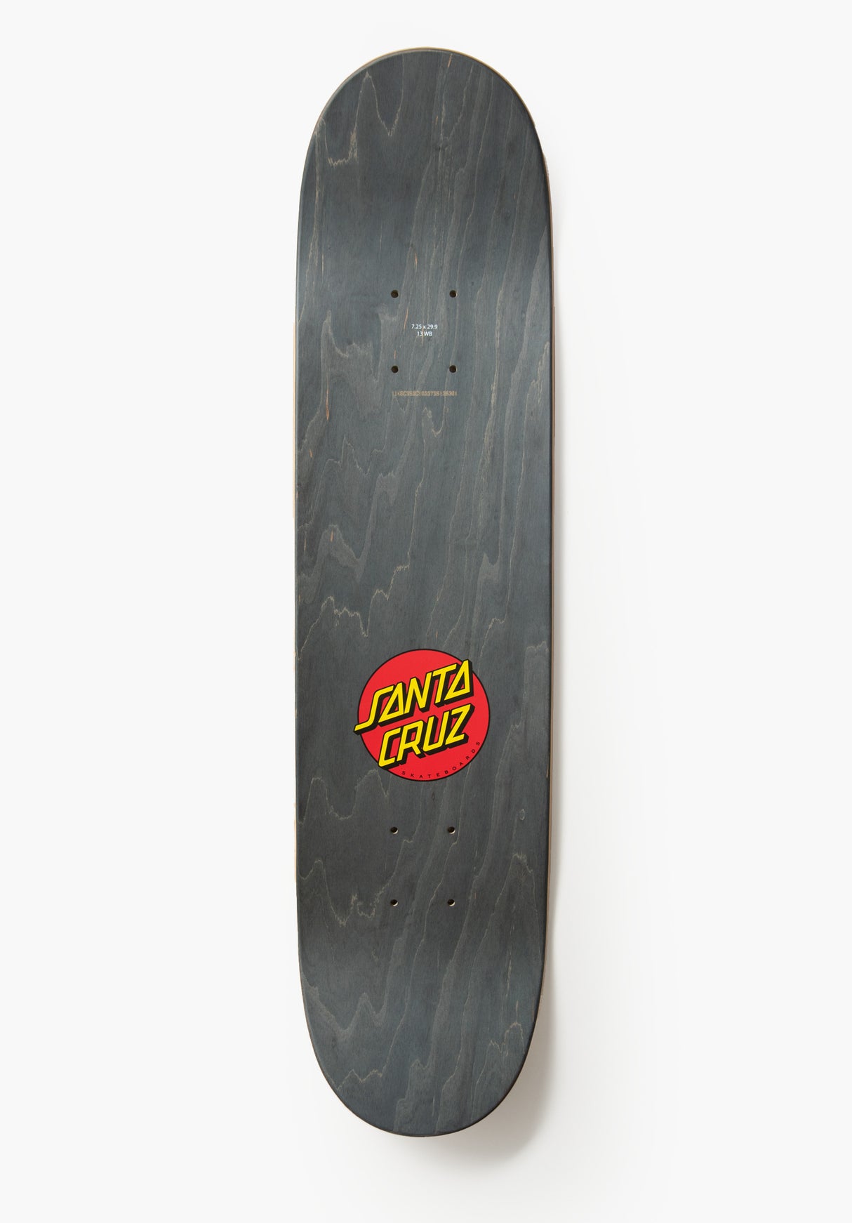 Santa-Cruz Screaming Hand Kids Deck yellow – Rückenansicht
