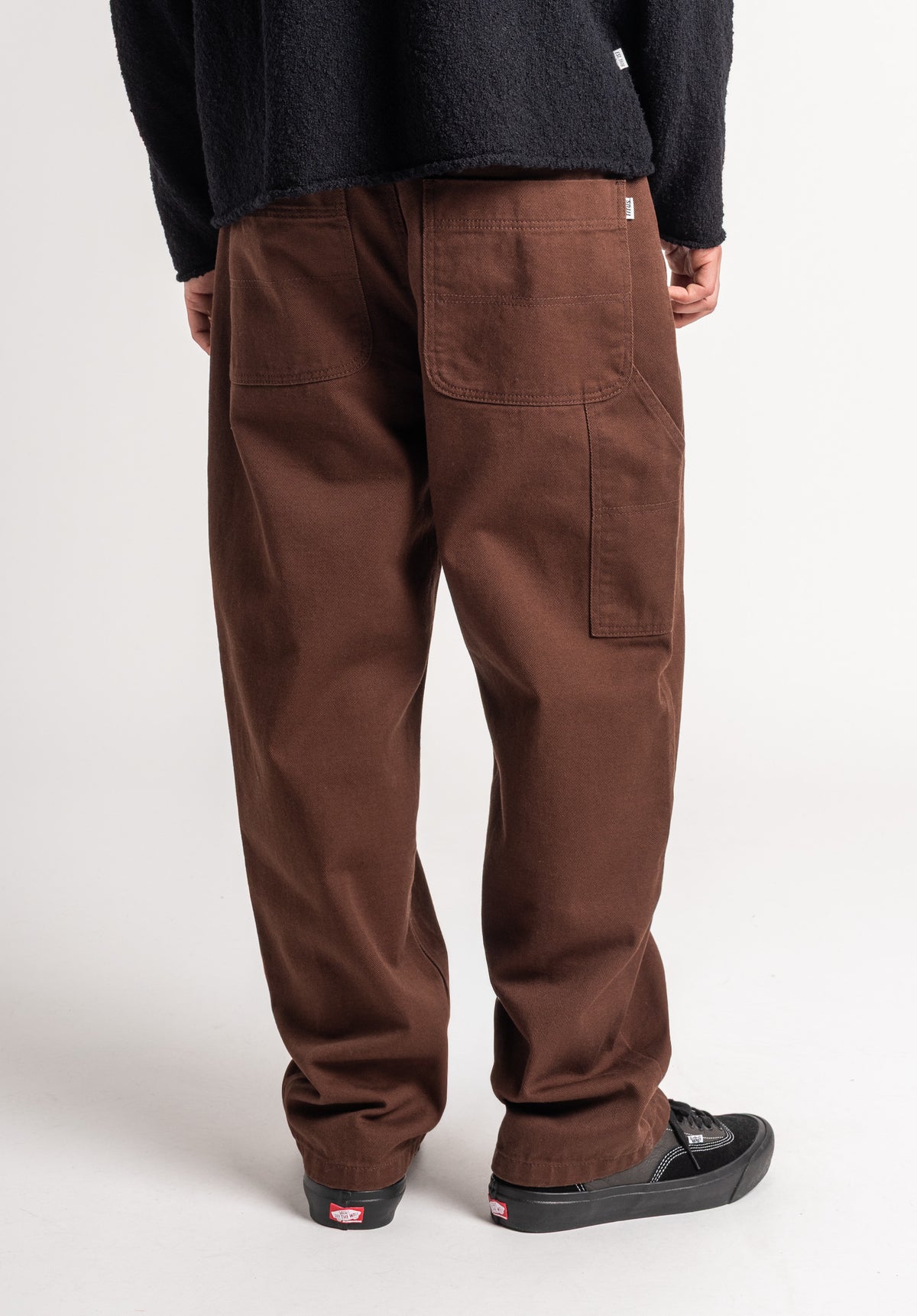 TITUS Regular Chino Chino- / Stoffhose darkbrowndenim-washed – Detailansicht 1