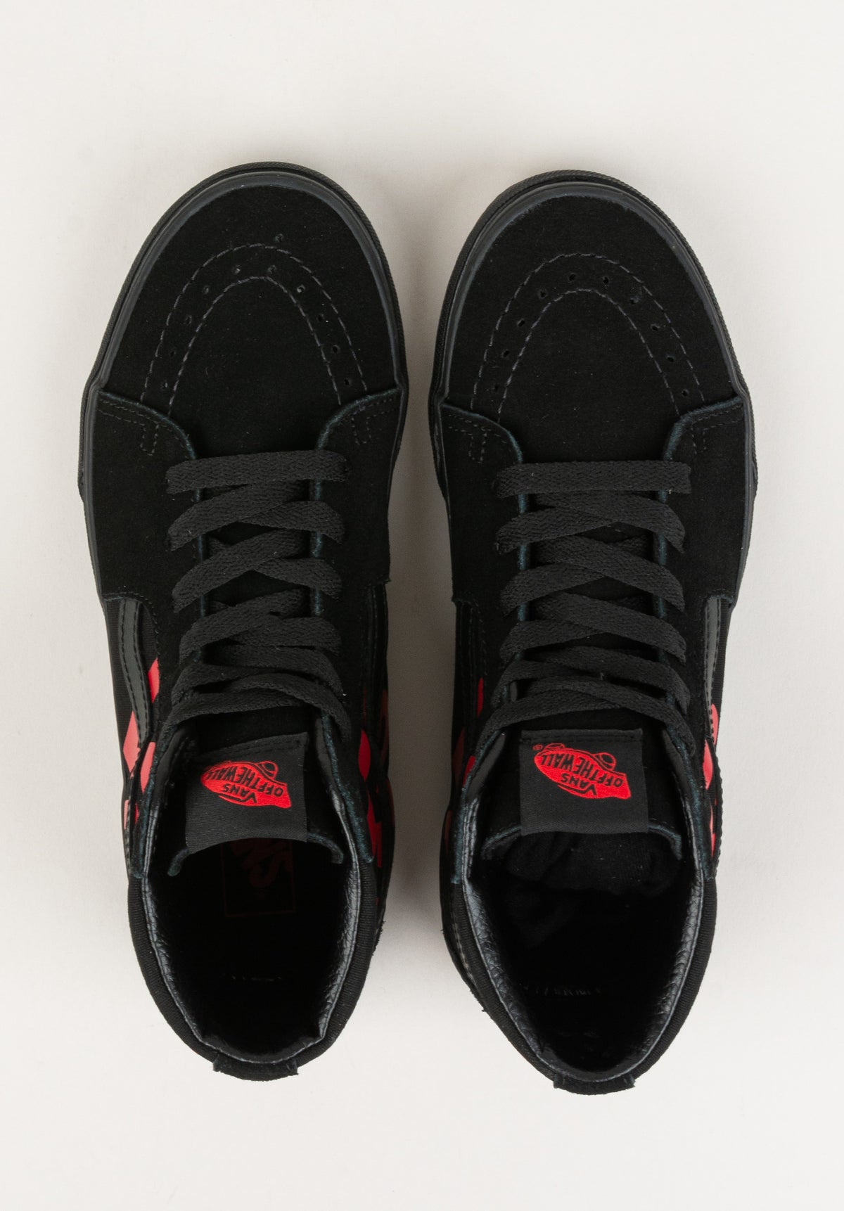 Vans Sk8-Hi Kids Schuh-Kids logo-black-red – Detailansicht 2