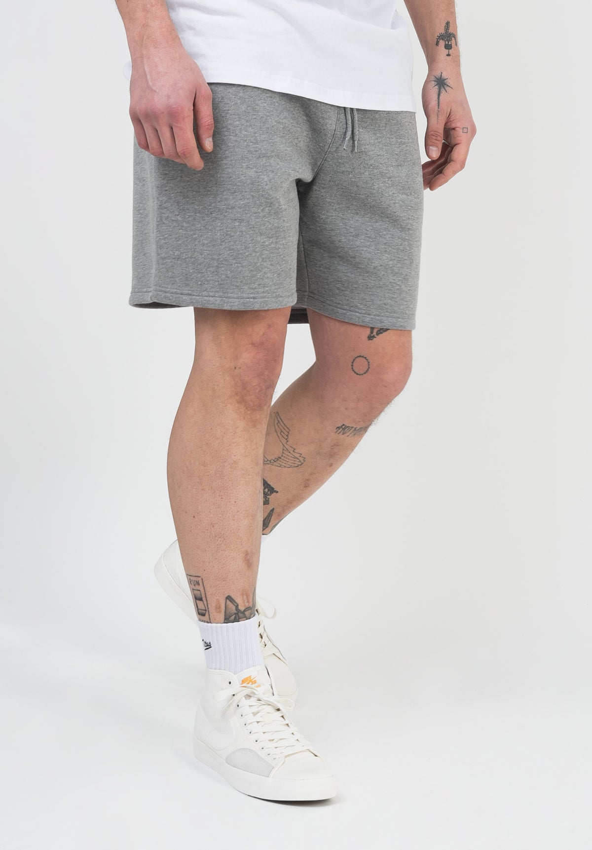 TITUS Script Jogger Short Sweatshort greymottled – Ansicht 3