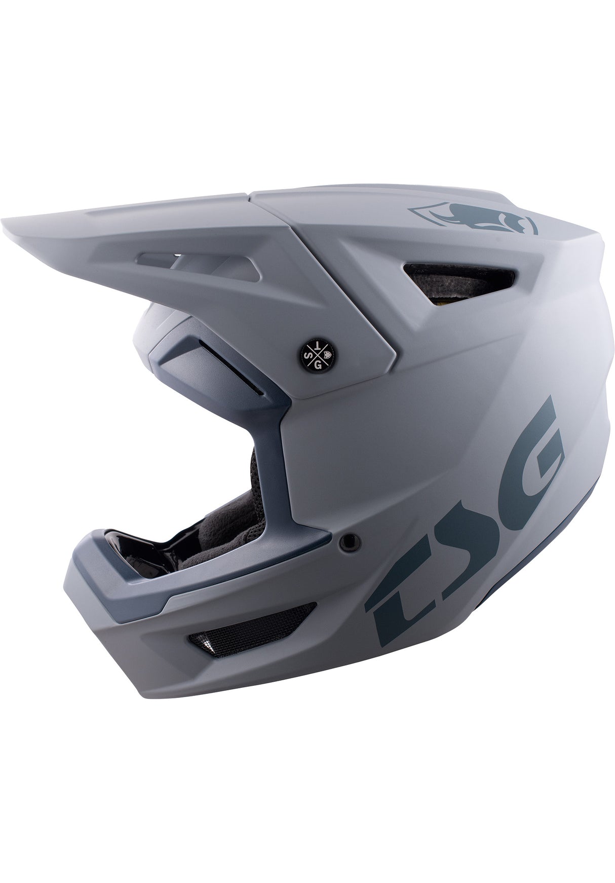 TSG Sentinel Solid Color Fullface-Helm satin grey – Detailansicht 2