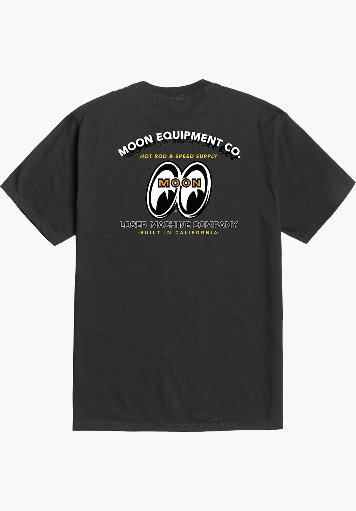 Loser-Machine x Mooneyes Front Page T-Shirt black – Rückenansicht