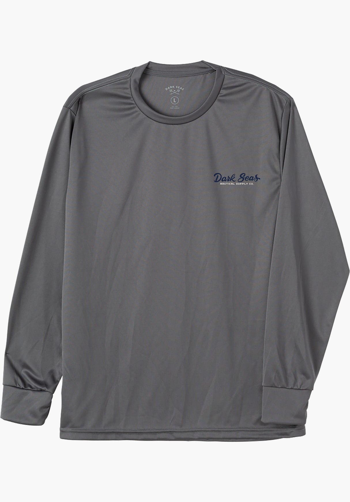 Dark Seas Affiliate UV sunshirt Longsleeve granite-grey – Detailansicht 1