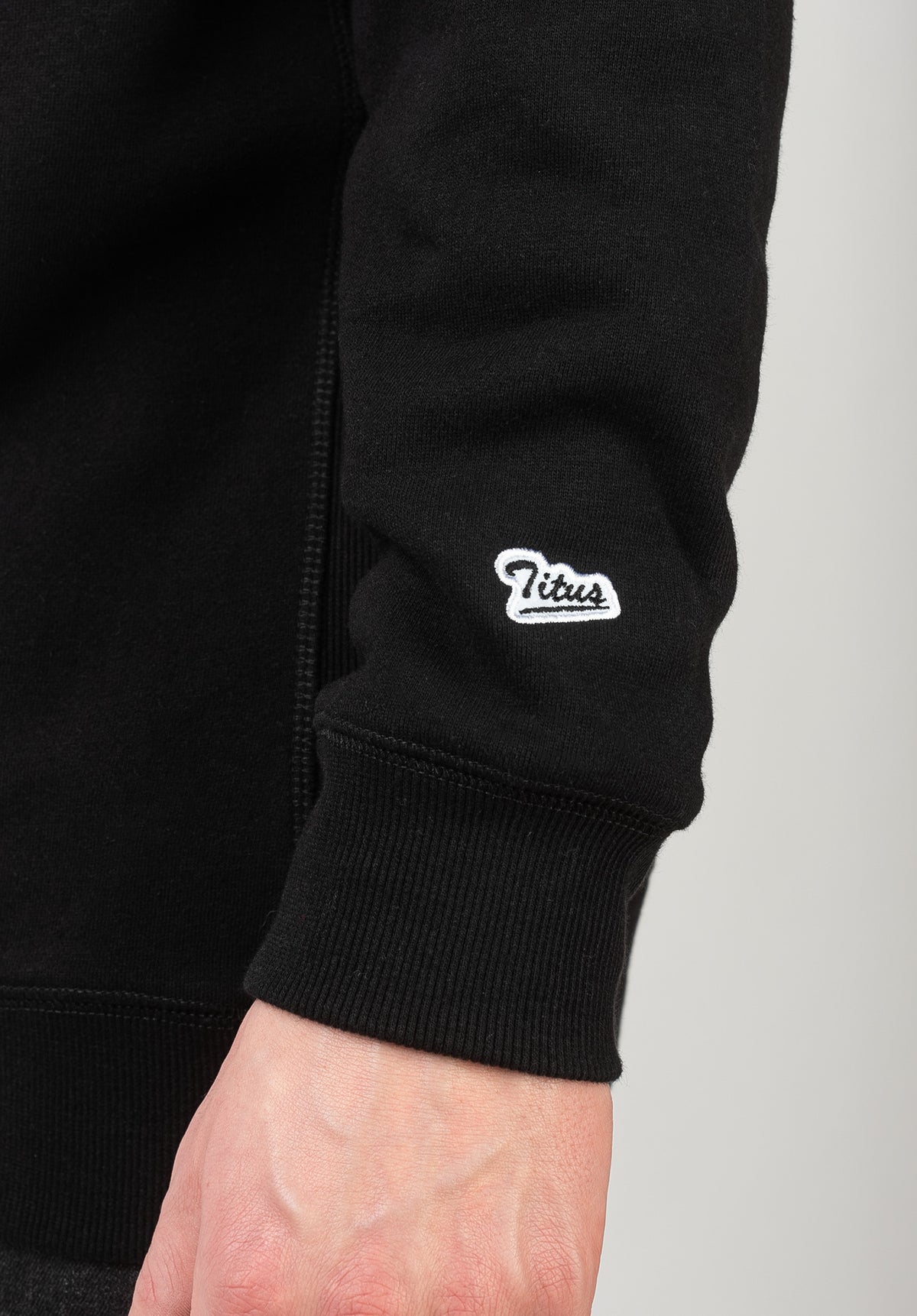 TITUS Script Hoodie Hoodie black – Ansicht 3