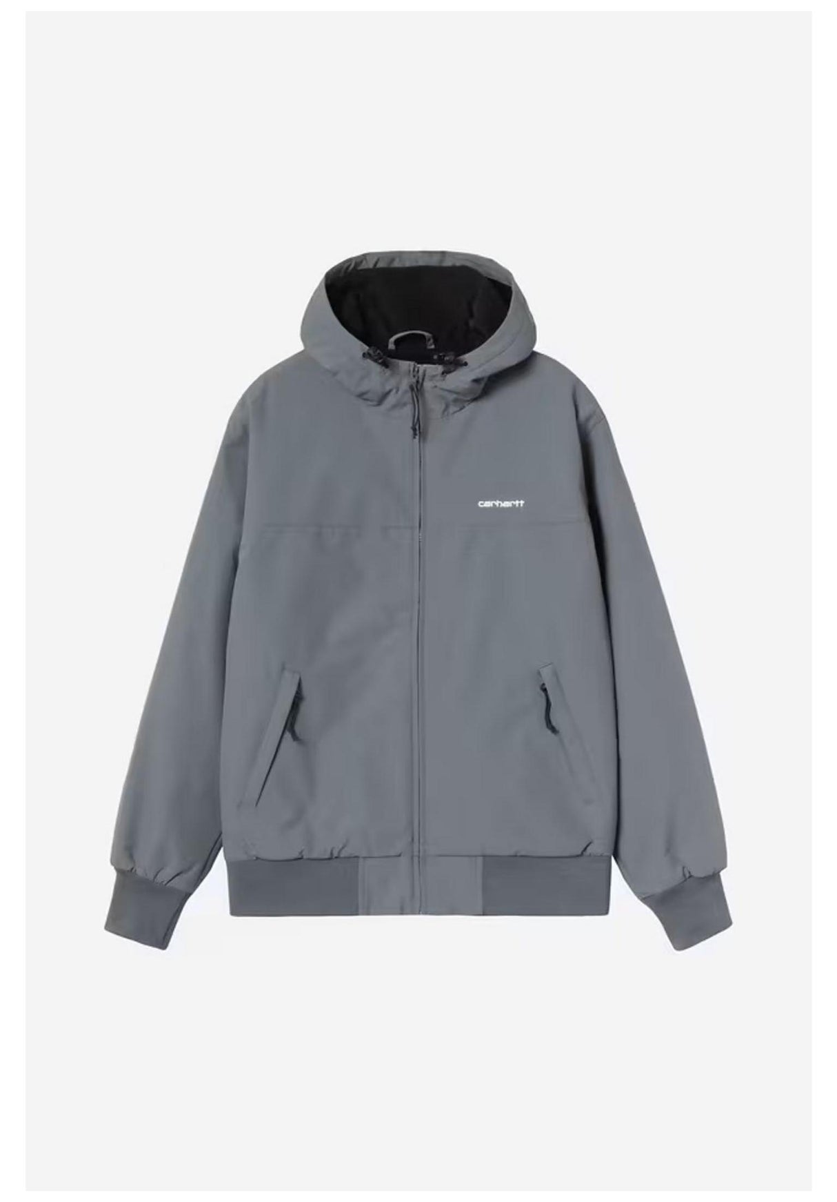 Carhartt WIP Hooded Sail Jacket Winterjacke styx-white – Detailansicht 1