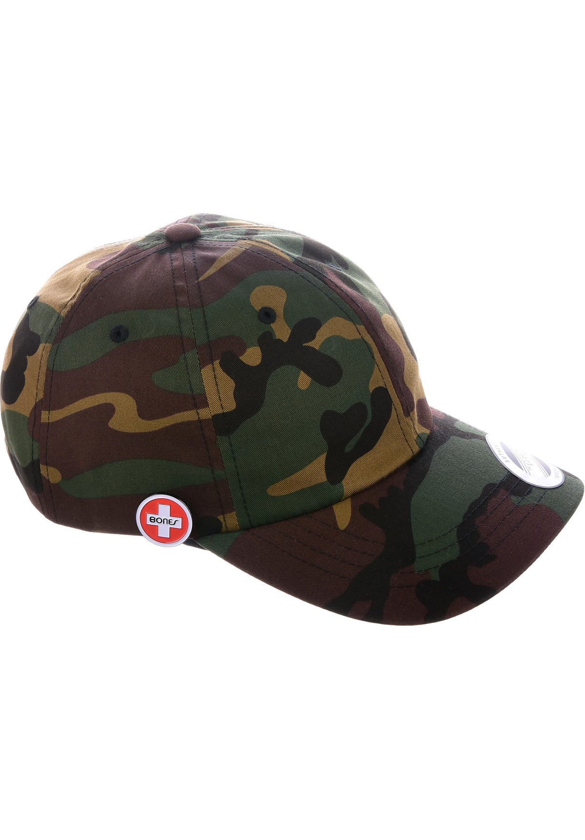 Bones Bearings Dad Camp Cap Circle Pin Cap camouflage – Detailansicht 2