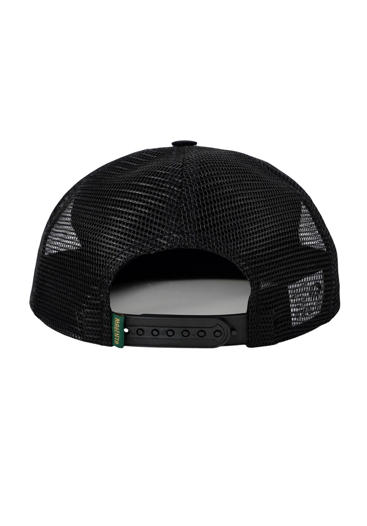 Magenta Vision Trucker Hat Cap black – Rückenansicht