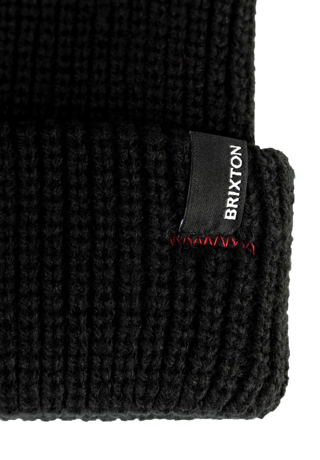 Brixton Heist Chunky Mütze black – Rückenansicht