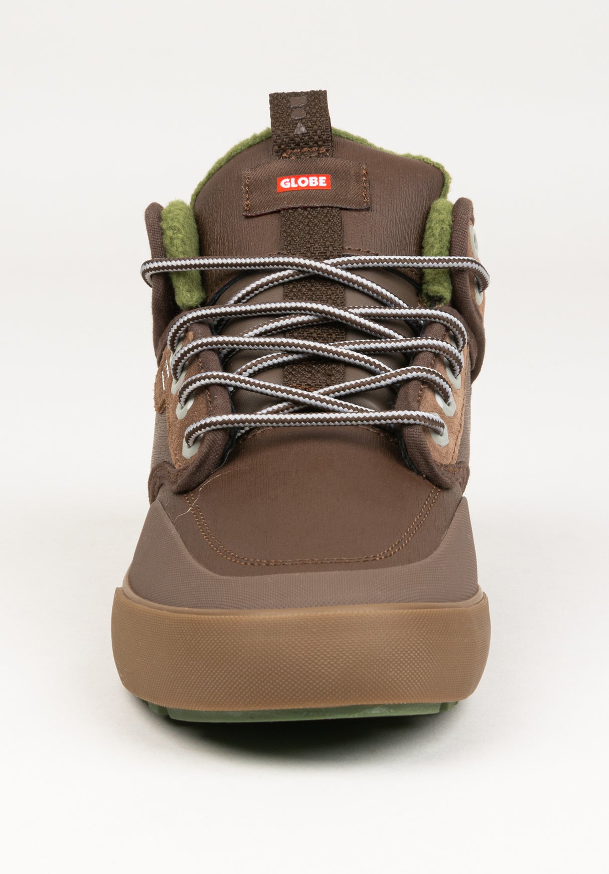 Globe Motley Mid Schuhe Jungs chestnut-olive-summit – Rückenansicht