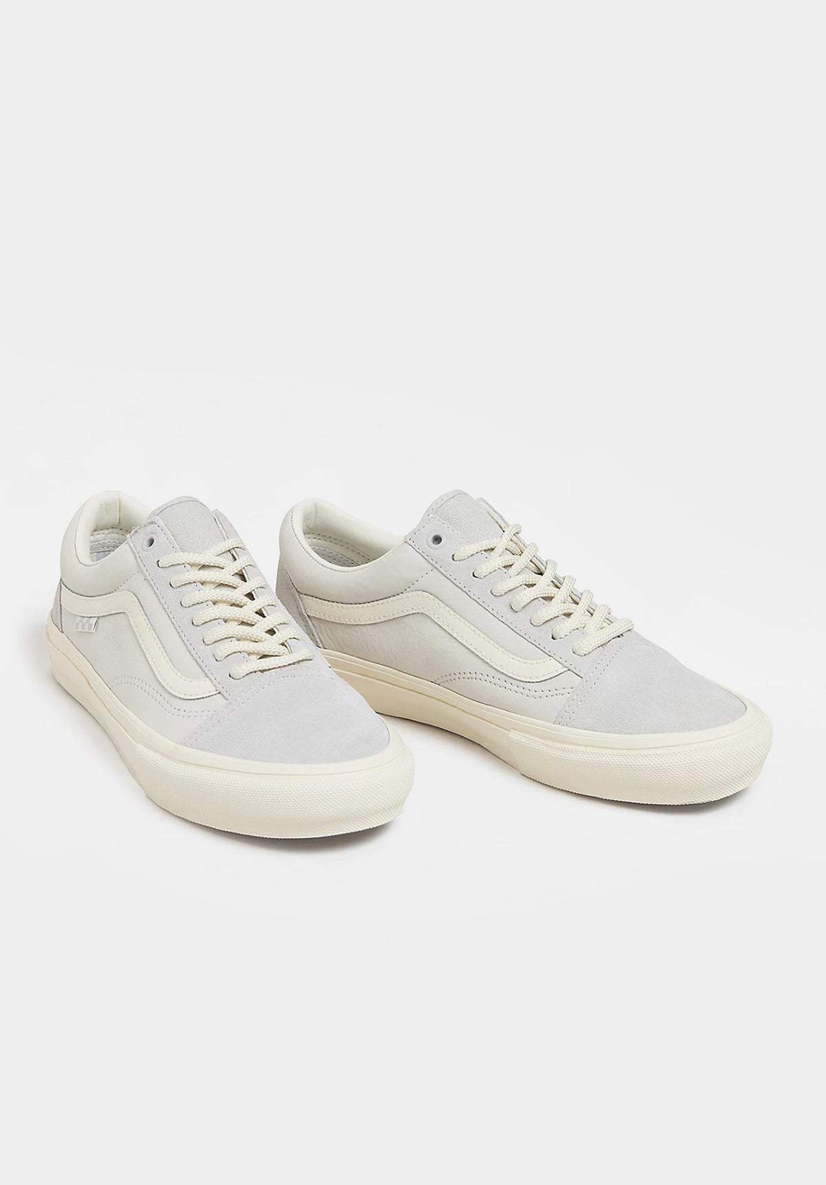 Vans Skate Old Skool Schuhe Jungs grey-marshmellow – Rückenansicht
