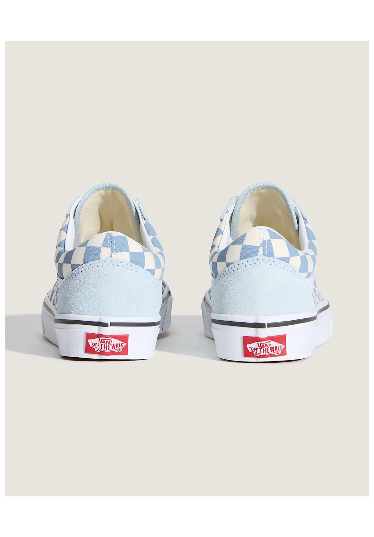 Vans Old Skool Schuhe Mädels checkerboard-dawnmist – Detailansicht 2