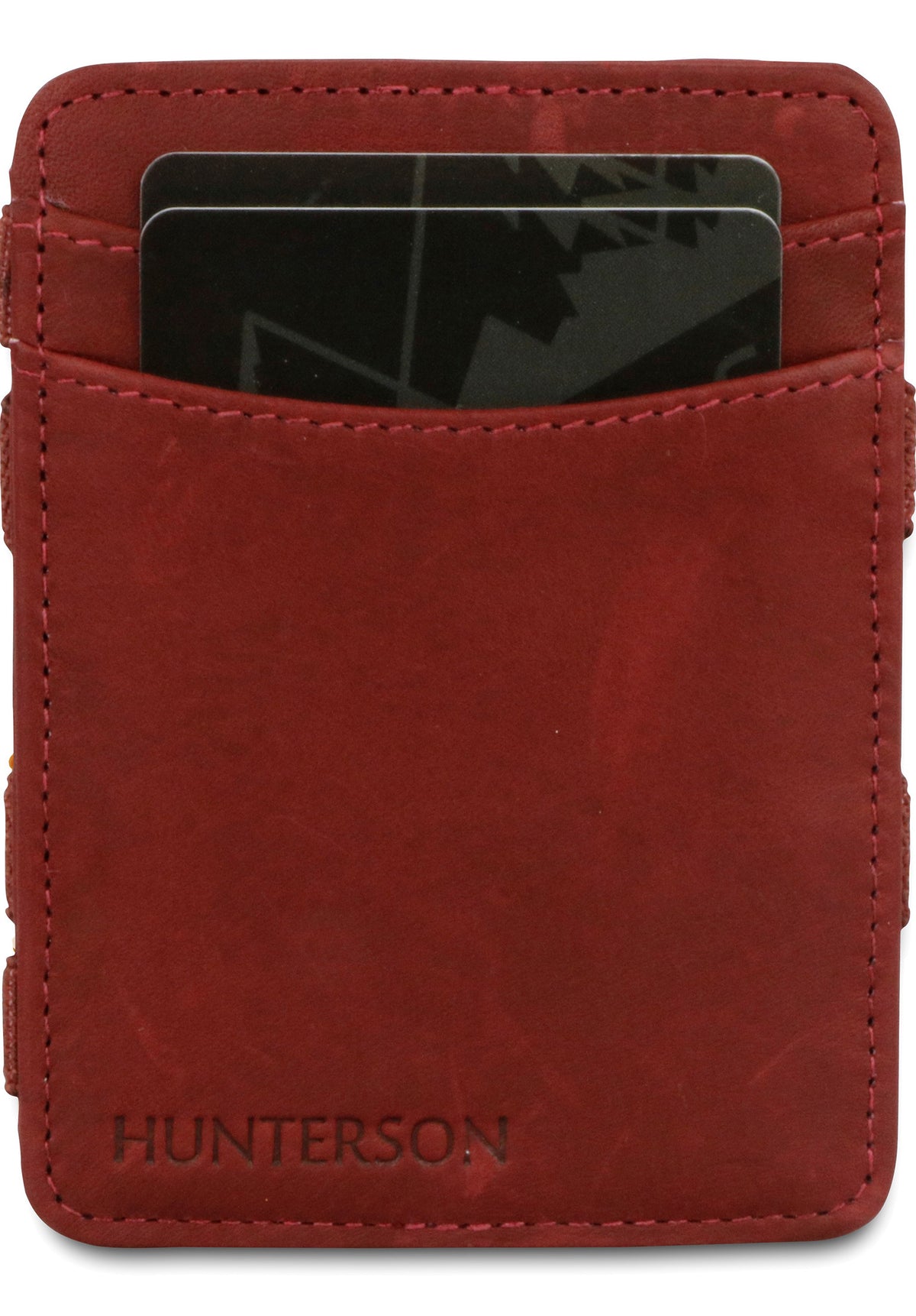 Hunterson Magic Wallet RFID Portemonnaie burgundy – Detailansicht 2