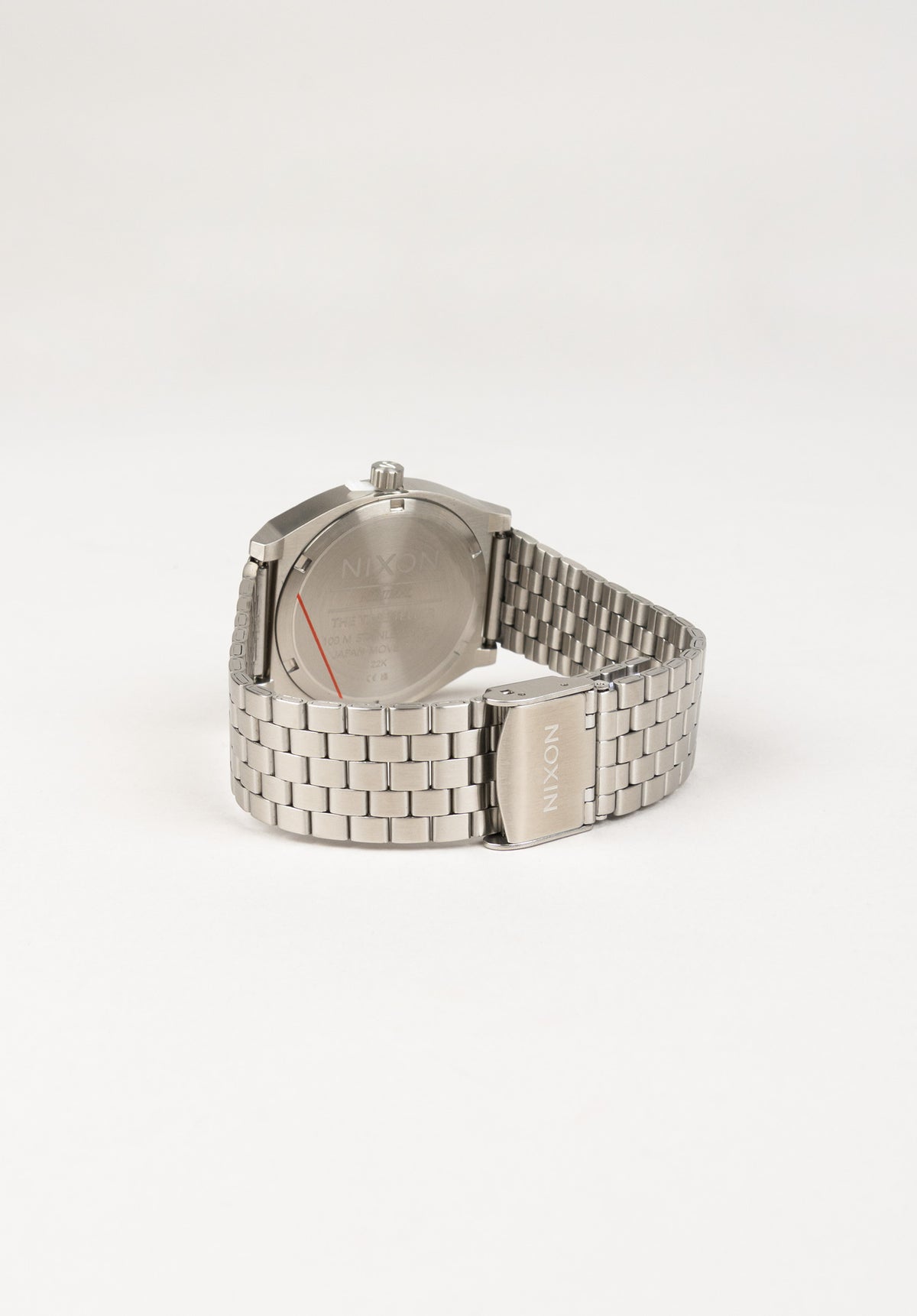 Nixon The Time Teller Uhr silver-turquoise – Rückenansicht