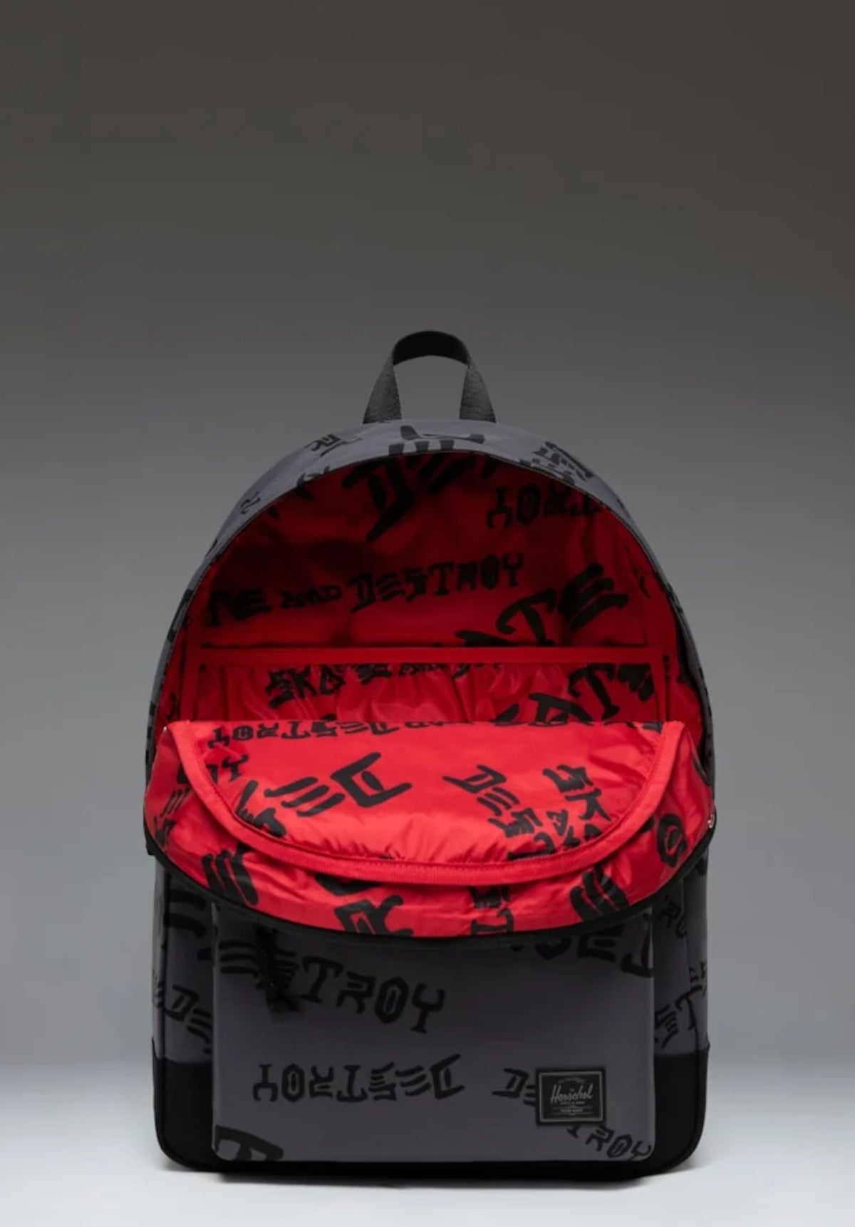 Herschel Classic X-Large Thrasher Rucksack asphalt/black destroy – Detailansicht 1