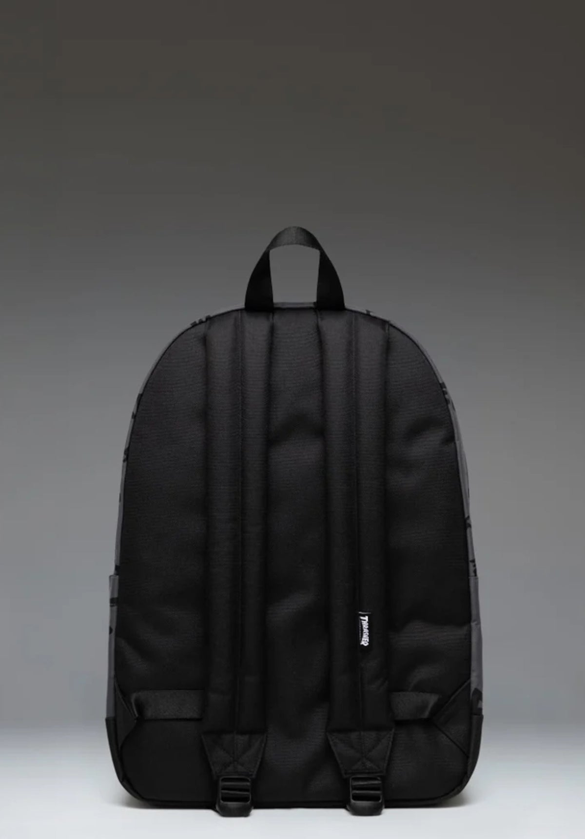 Herschel Classic X-Large Thrasher Rucksack asphalt/black destroy – Rückenansicht