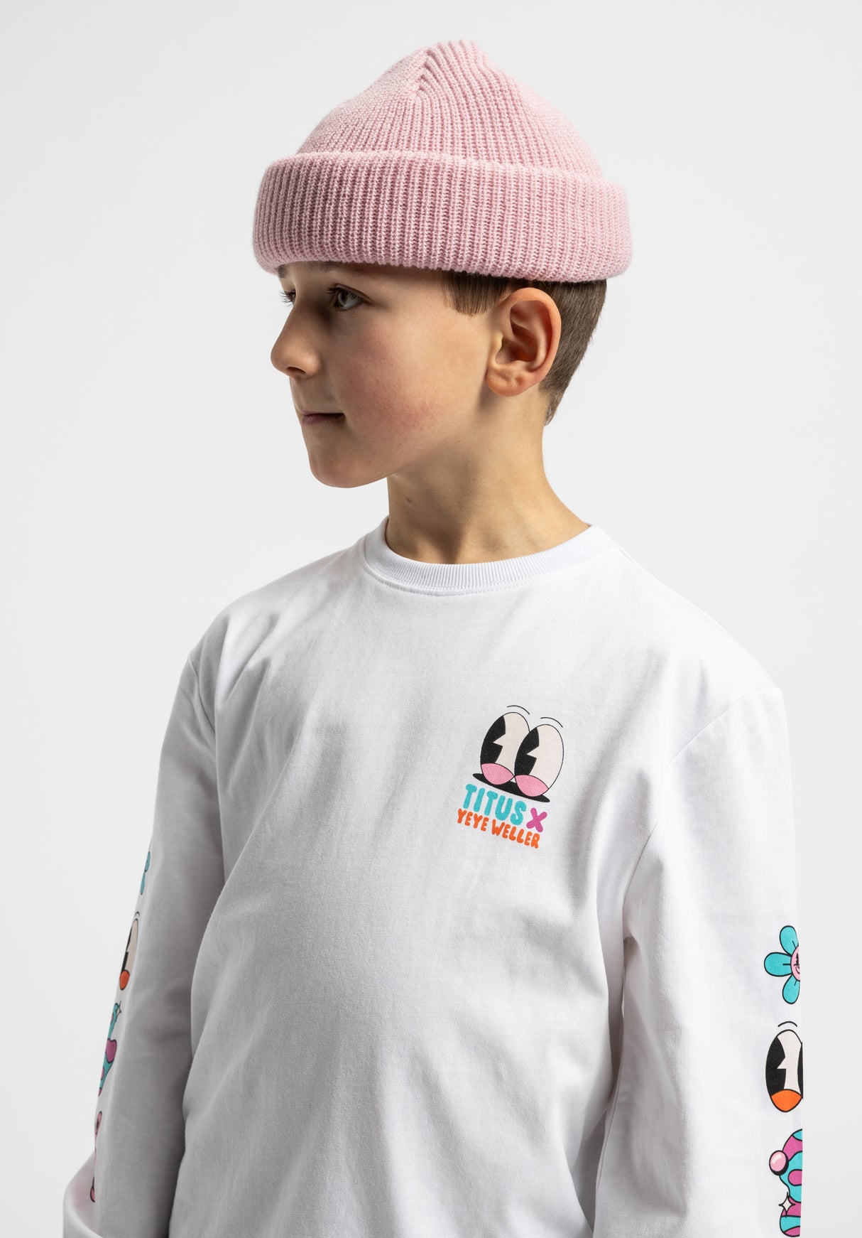 x YEYE WELLER Keep Rollin' Kids white Oberansicht