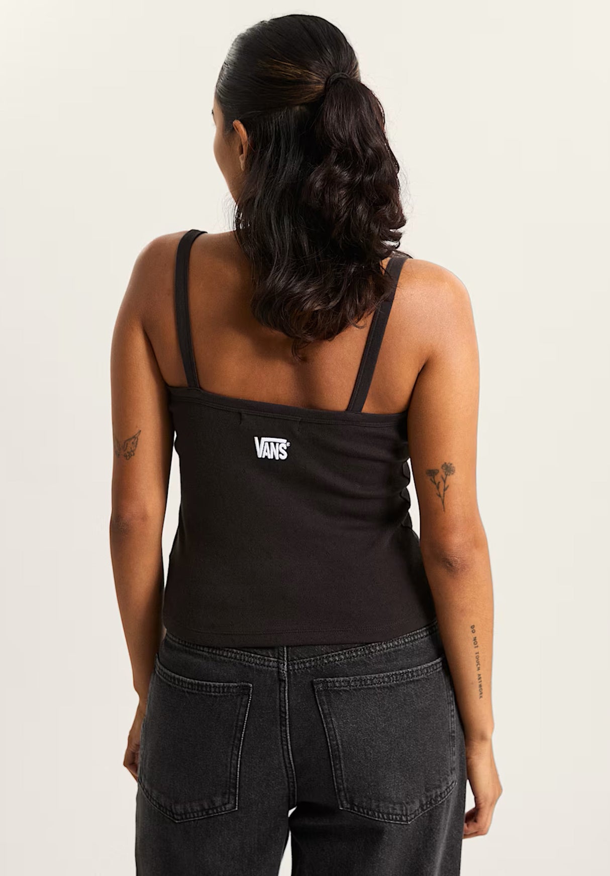 Kiki Cami Tank black Rueckenansicht