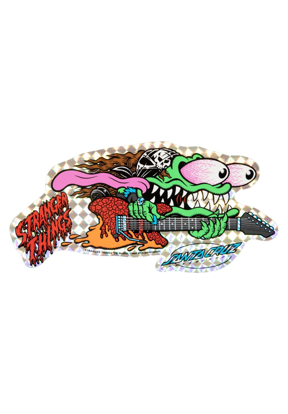 X Stranger Things Meek Slasher Eddie Reveal glow-in-the-dark Closeup2