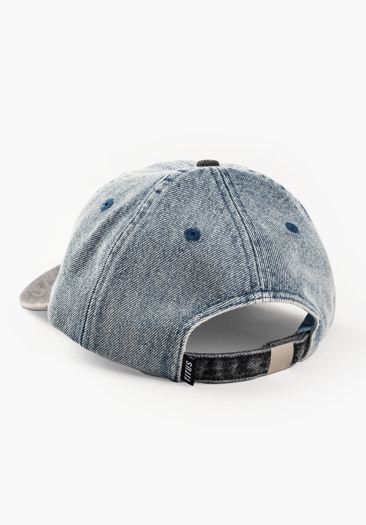 TITUS Classic Logo Dad Cap icegreydenim-black Rueckenansicht