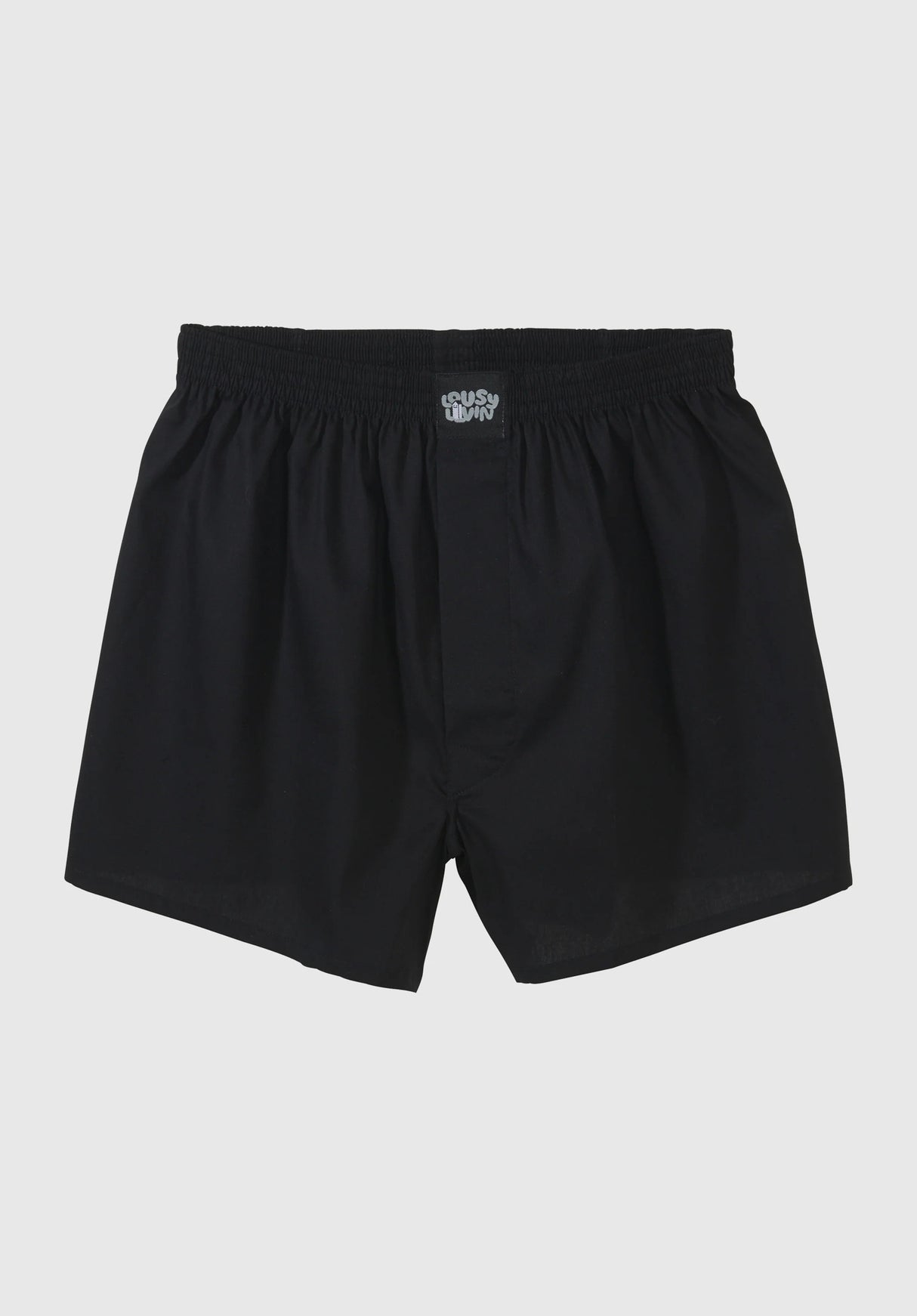 Plain 5er Pack black Rueckenansicht