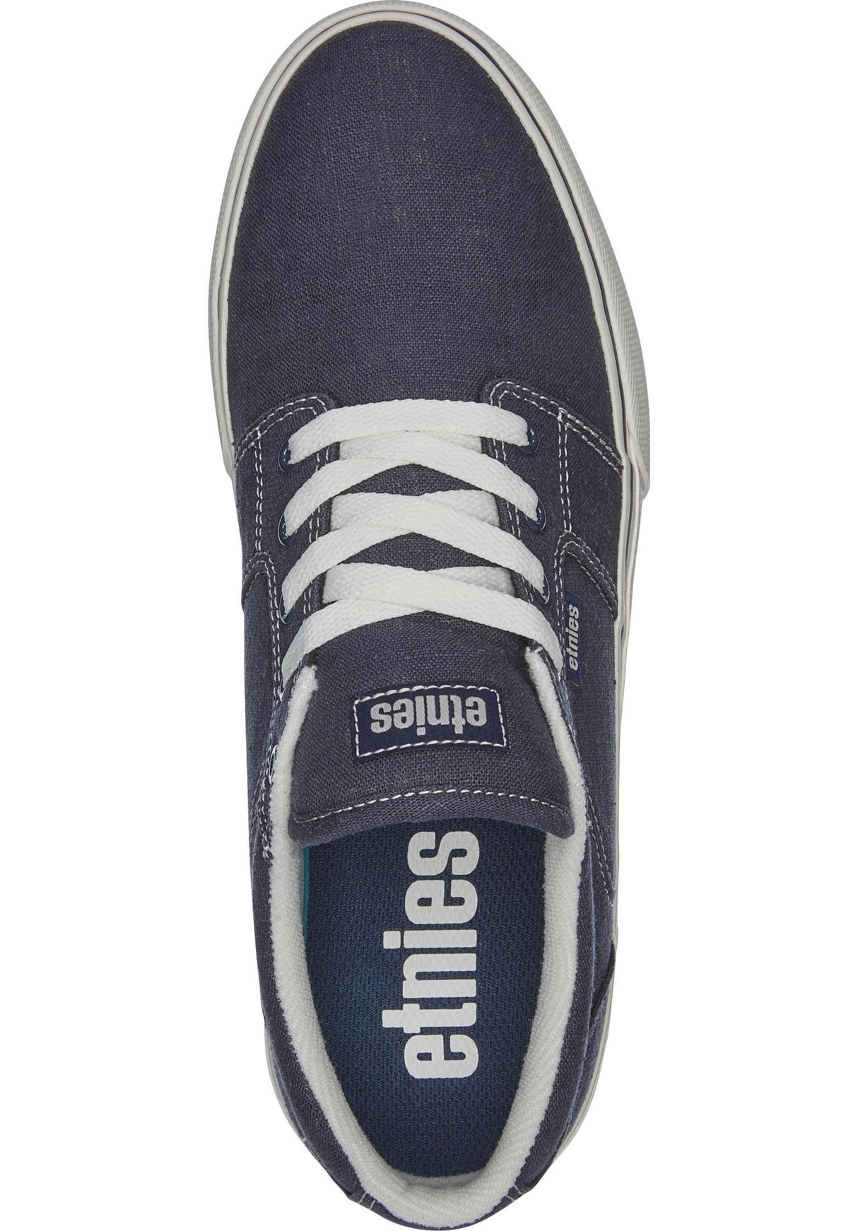 Barge LS navy-tan-gum Closeup1