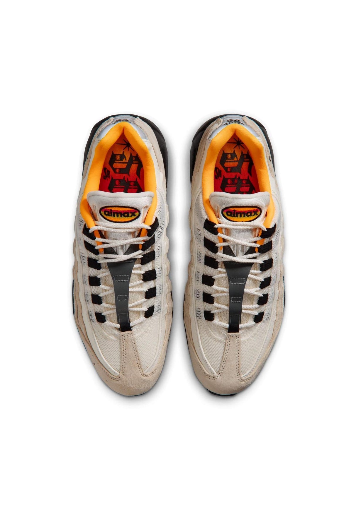 Nike SB Air Max 95 Club 58 sail-black-laserorange Closeup1