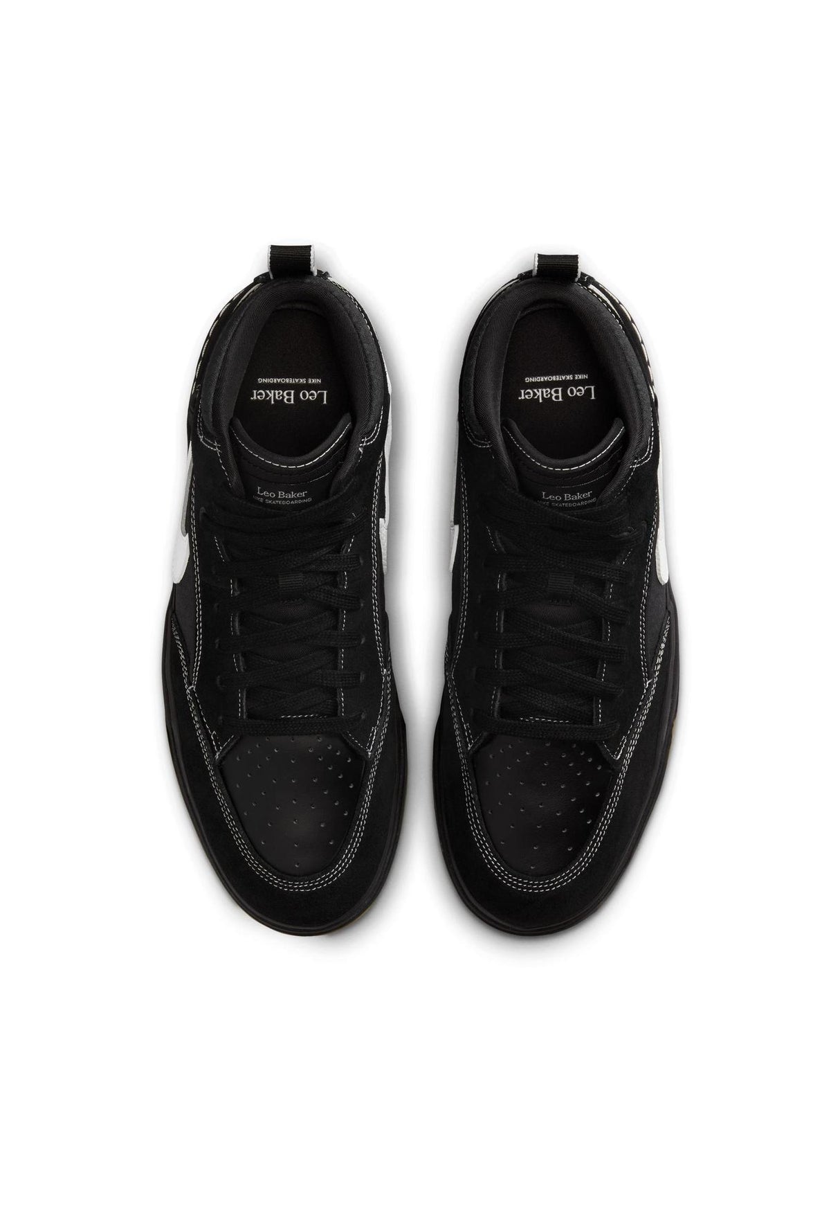 React Leo black-white-blackgum-lightbrown Closeup1