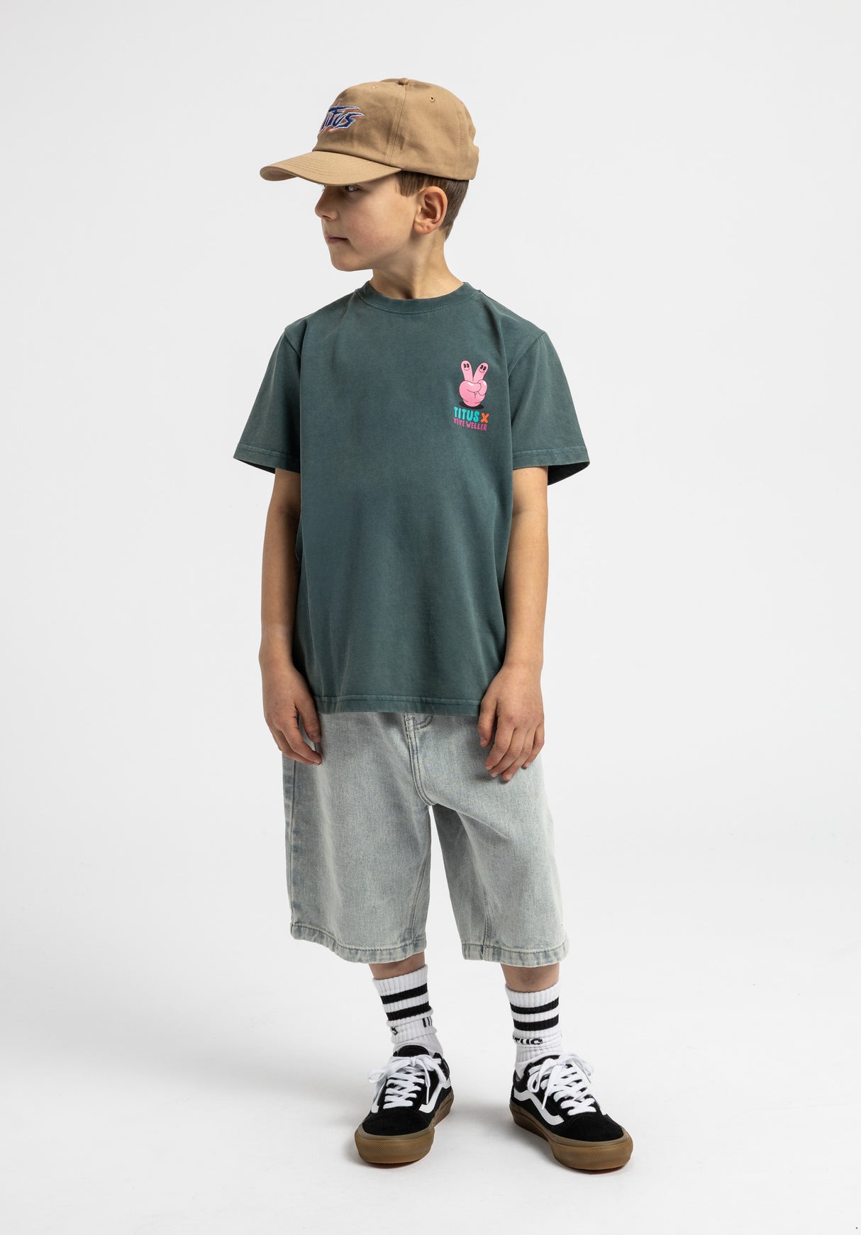 x YEYE WELLER Push Hard Kids nightpetrolfaded Seitenansicht