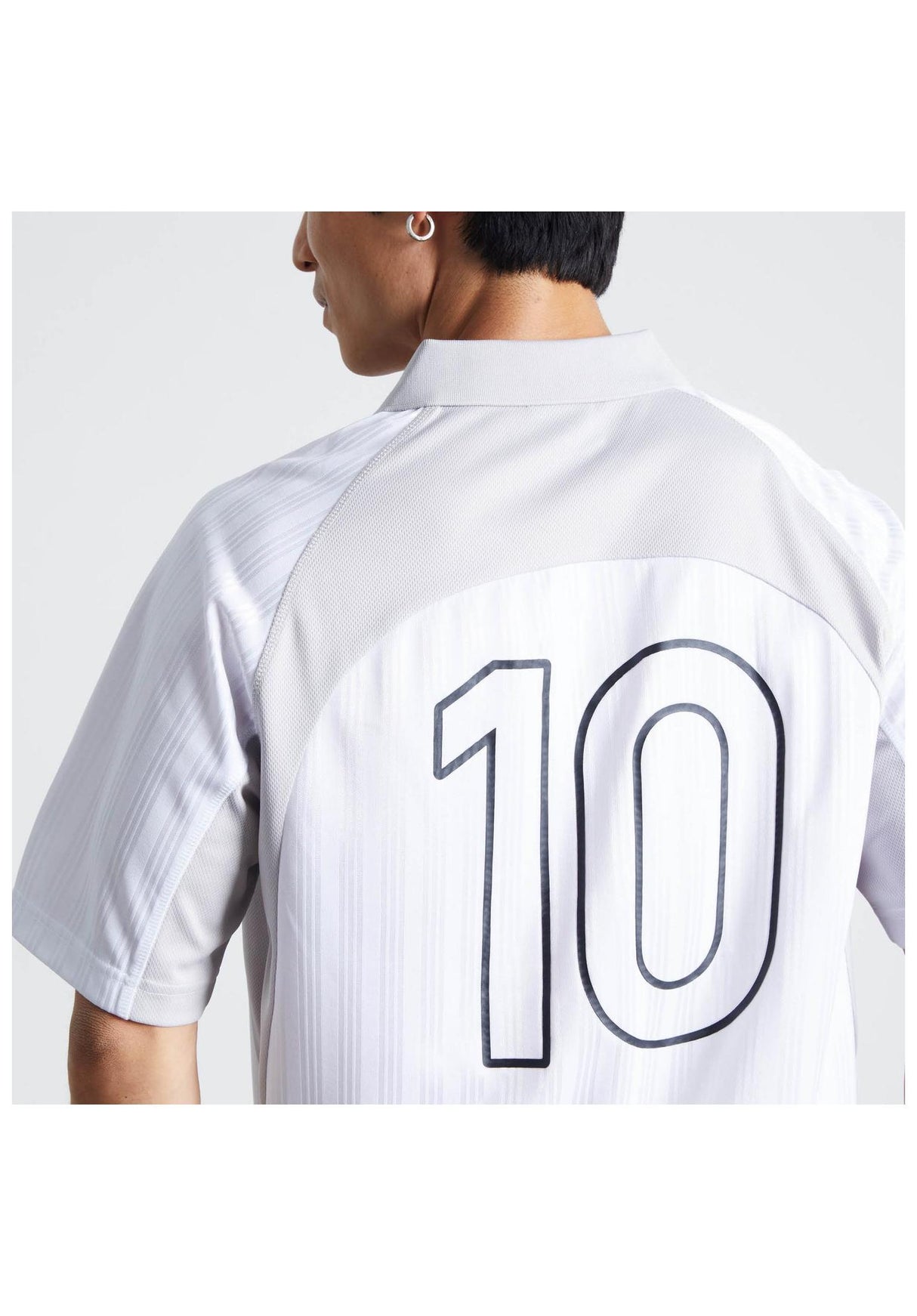 Sideline Soccer Jersey white Closeup2