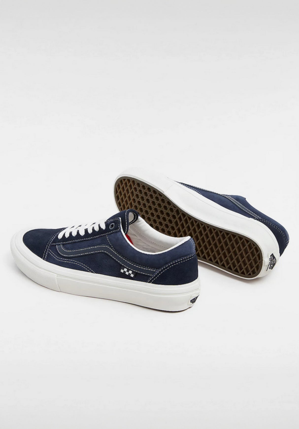 Skate Old Skool wrappeddeepnavy-vintagewhite Closeup1