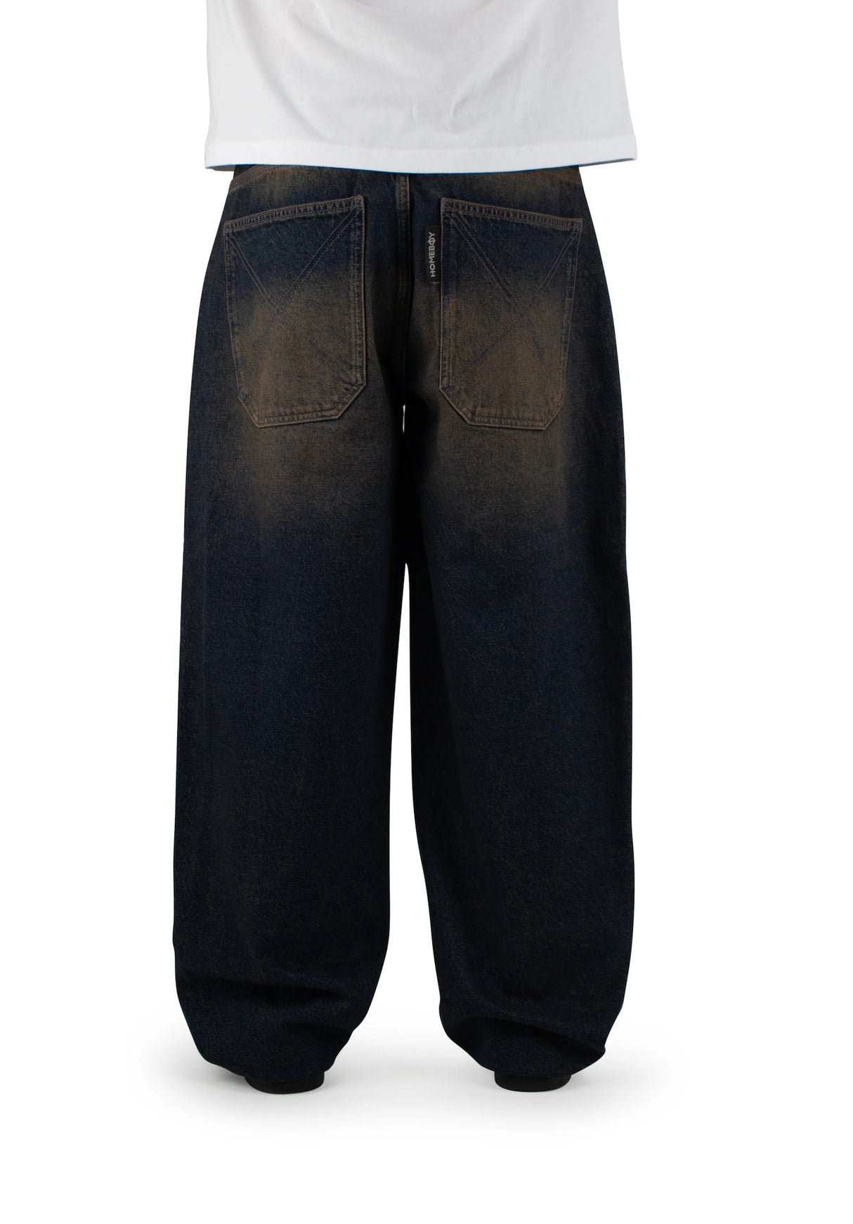 x-Tra Monster Black Label dirty-blue Rueckenansicht